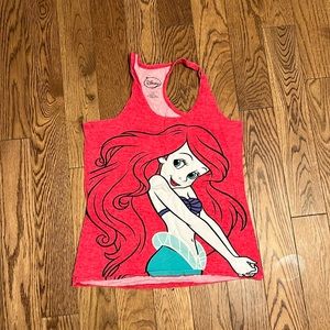 Size large Disney’s the little mermaid racer back tank